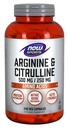 NOW Sport Voeding, Arginine & Citrulline 500 mg/250 mg, Aminozuren, 240 Veg Capsules