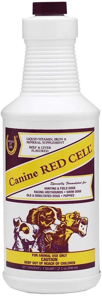 Canine Dog Red Cell Nutritional Supplement Vitaminen 32 fl oz