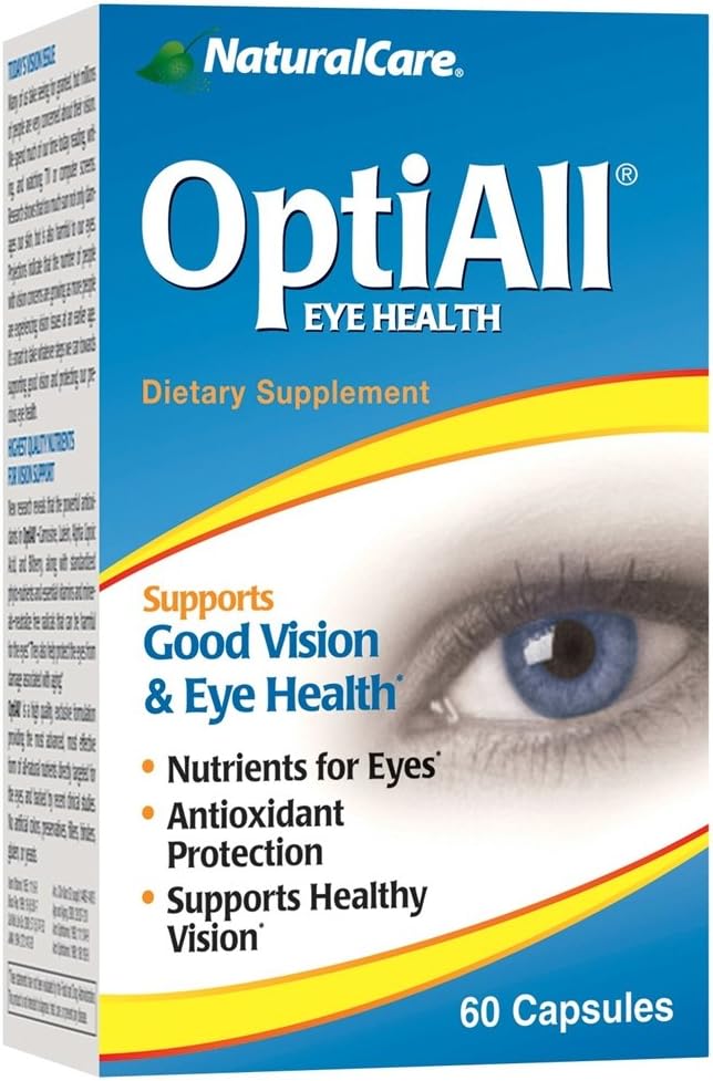 NaturalCare OptiAll Good Vision and Eye Health Dietary Supplement Capsules, 60-Count pakketten (verpakking van 2)