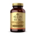 Solgar Niacin (Vitamine B3) 500 mg, 100 plantaardige capsules - Energie Metabolisme - Non-GMO, Veganistisch, Glutenvrij, Zuivelvrij, Kosher - 100 porties
