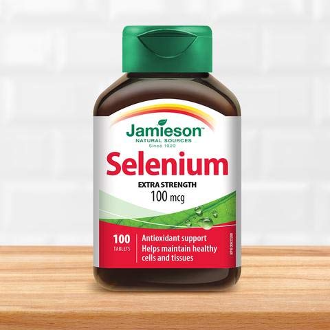 Jamieson Selenium Gist 100 mcg, 100 tabletten