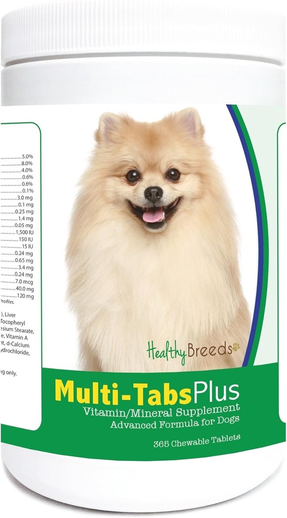 Gezond Ras Pommeren Multi-Tabs Plus Kauwtabletten 365 Tellen