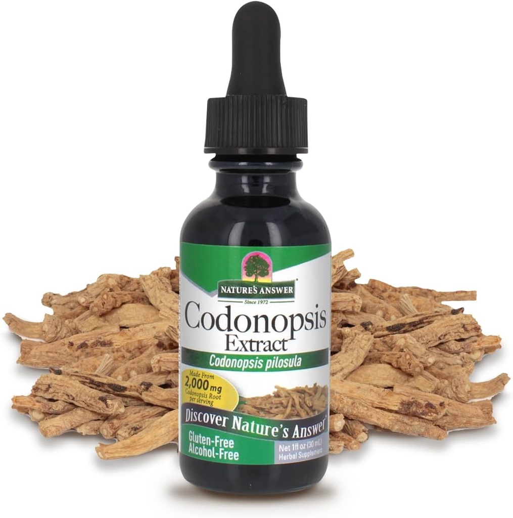 Natuur Antwoord Alcoholvrije Codonopsis Root, 1-Fluid Ounce