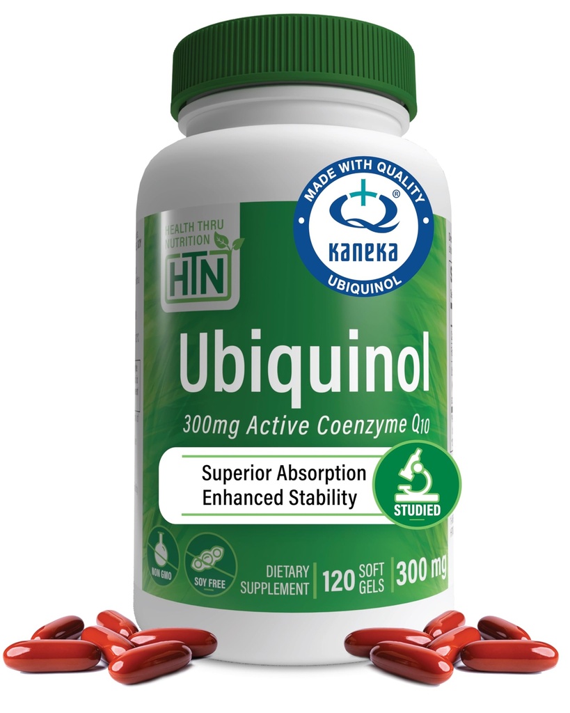 Gezondheid Thru Nutrition Ubicuryl 300mg 120 Softgels als Kaneka QH Gereduceerd CoQ-10 
