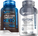 Herbtonics Apple Cider Vinegar Capsules Plus Keto BHB 