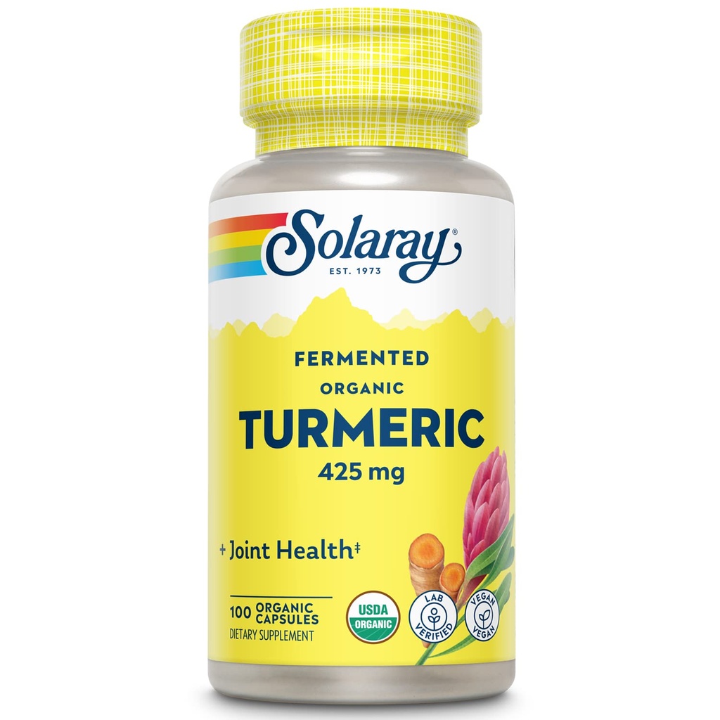 SOLARAY Gefermenteerde Kurkumawortel 500mg 100 VegCaps