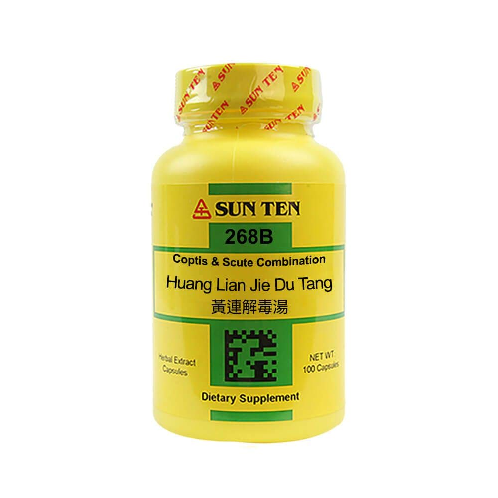 Sun Ten - Coptis & Scute Combinatie Capsules / Huang Lian Jie Du Tang / 