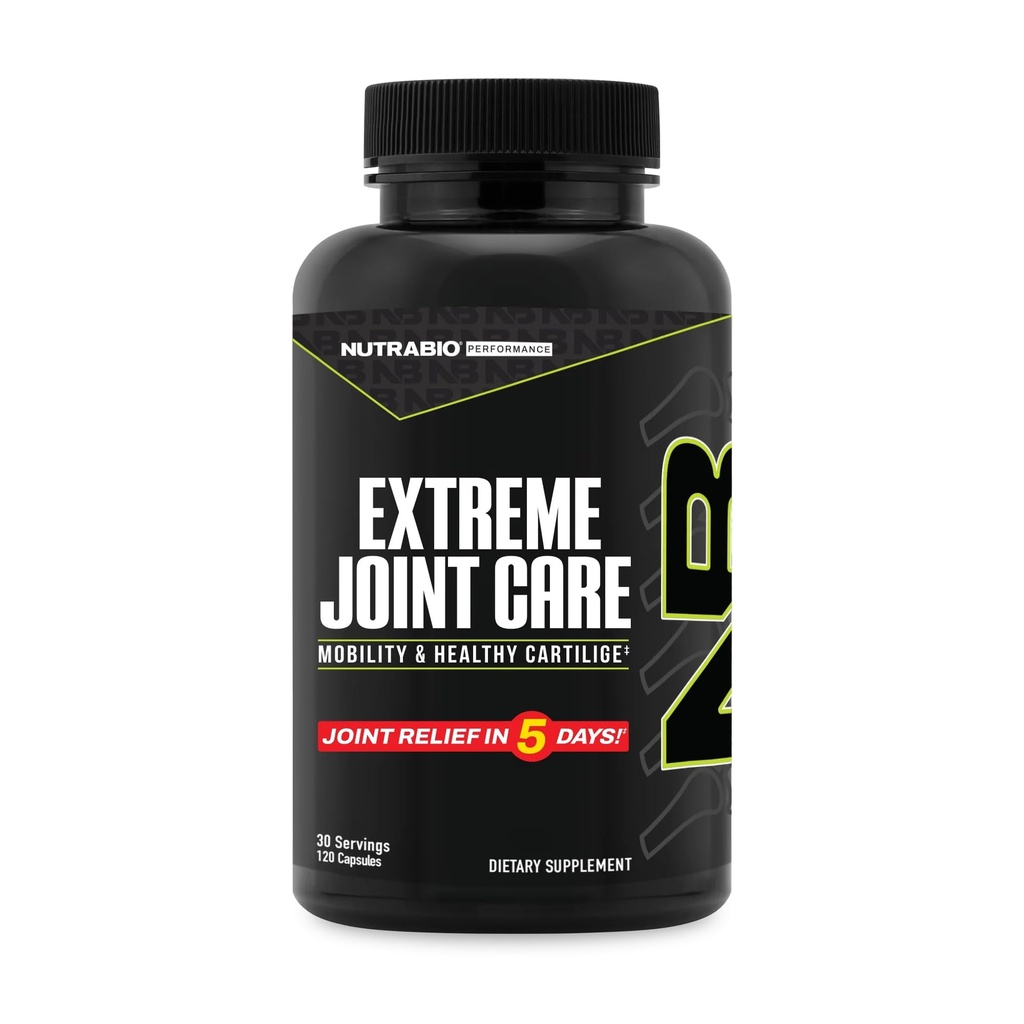 NutraBio Extreme Joint Care - Joint Support Supplement - Joint Health Supplement, ondersteunt gewrichten, mobiliteit en cartilage - 120 capsules