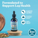 Restavin - Advanced Leg Support Supplement - Vloeibare levering voor betere absorptie - Vitamine C, ijzer, Valeriaan, Kurkuma, Magnesium & Meer!