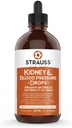 Strauss Nier- en bloeddrukdruppels - Reguleert Bloeddruk & Relieves Waterretentie & Dikte & Berekende Artiesten - 1 Fles