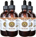 White Willow Liquid Extract, Biologische Witte Wilg (Salix Alba) Gedroogde Bark Tinctuur, Kruidensupplement, Hawaii Pharm, Made in USA, 4x4 fl.oz