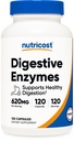 Nutricost Digestieve Enzymen 620mg, 120 Capsules - Complete Digestieve Enzyme Supplement