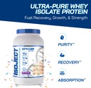Evogen Isoject - Wei Protein Isolaat Ultra-Pure Wei Proteïne Poeder met Ignitor Enzymen, BCAA's, en EAA's Enhanced Absorptie & Recovery