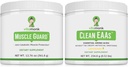VitaMonk Muscle Guard & Clean EAA Bundle, HMB, EAA's, Vitamine D, Magnesium, 9 essentiële aminozuren voor spiergroei, Recovery & Performance, Limonade smaak, Geen kunstmatige zoetstoffen