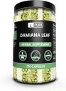 PURE ORIGINEEL INGREDIËNTEN Damiana Leaf Capsules, Geen Magnesium of Rijst Fillers, Altijd zuiver, Lab geverifieerd (730 Capsules)