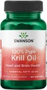 Swanson 100% Pure Krill Oil 500 Milligrammen 60 Sgels