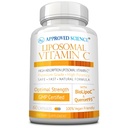 Goedgekeurde Wetenschap Liposomale Vitamine C - 1100 mg - 60 capsules - Immune Support, Boost Collageen, Antioxidant - Hoge Absorptie - Vetoplosbare - Niet GGO - Veganistisch - Made in The USA