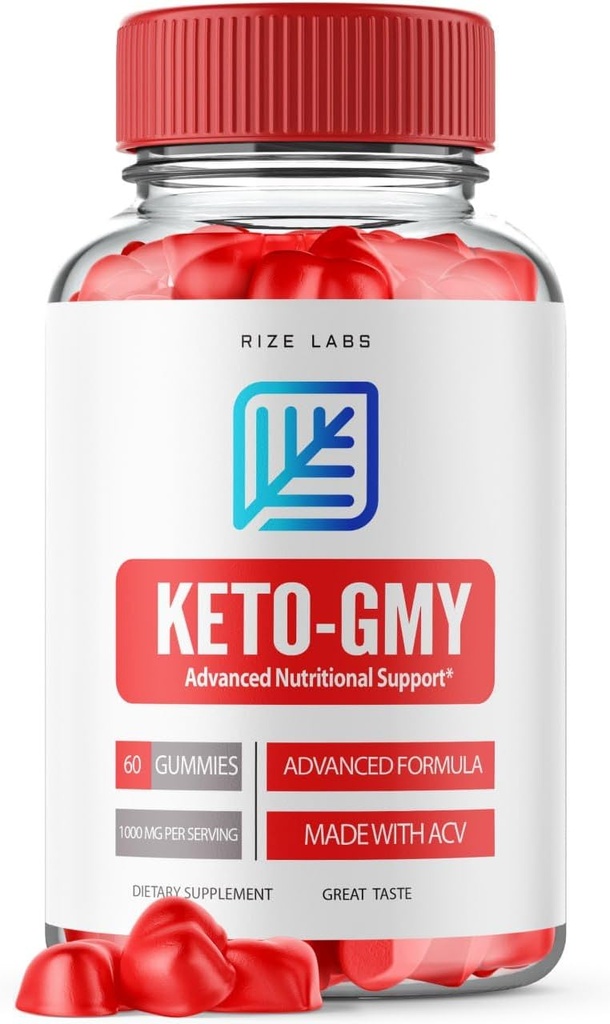 rize labs - Keto-GMY Gummy's voor gewichtsverlies, Advanced Nutritional Support Gummies, helpt om buikvet te verminderen, veganist (60 Gummies)