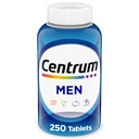 Centrum Multivitamine voor mannen, Multivitamine/Multimineral Supplement met Vitamine D3, B Vitaminen en Antioxidanten, Glutenvrij, Niet-GMO Ingrediënten - 250 Tel.