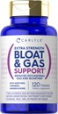 Carlyle Bloat & Gas Support for Men & Women 120 tabletten Extra sterkte pillen Supplement met enzymen, Kurkuma, Gember & meer