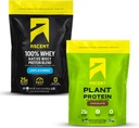 Opstijgen Wei + plantaardige proteïnepoeder - ongearomatiseerd 2 lb & chocolade 18 porties