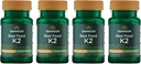 Swanson Maximale sterkte Vitamine K2 (Menachinon-7)-Vitamine Supplement ter ondersteuning van Cardiovasculaire en Bone Health-Made van Japanse Natto te helpen Regulate Calcium (30 Softgels, 200mcg Each) (4 Pack)
