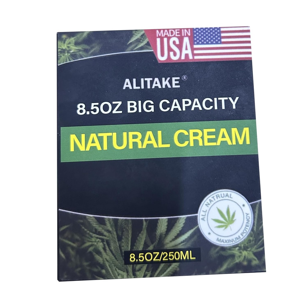 8,5 oz natuurlijke crème, grote capaciteit - all-natuurlijke formule - absorberen snel