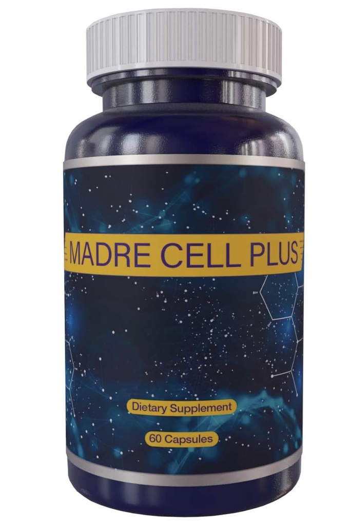 MADRE CELL PLUS - Stamcel gemaakt van zuiverste AFA, Glutenvrij - 60 Capsules Formule Avannzada Natuurlijke AFA Stam Cell Supplementen 500mg 