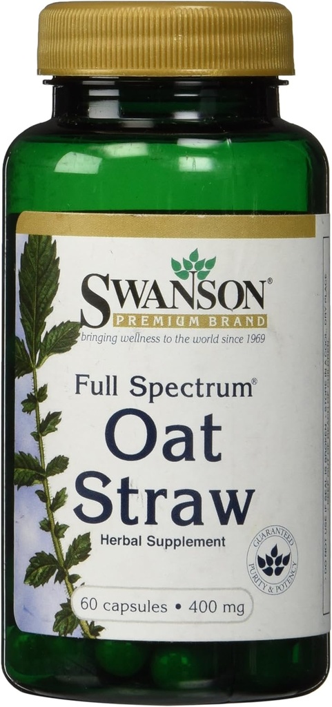 Swanson Volledig Spectrum Haverstro 400 Milligrammen 60 Capsules