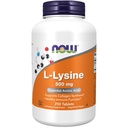 NOW Supplementen, L-Lysine (L-Lysine Hydrochloroide) 500 mg, Aminozuur, 250 tabletten