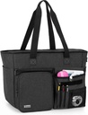 Trunab Teacher Tote Bag Work Bag met Multiple Pocket en Padded Compartiment voor maximaal 15.6
