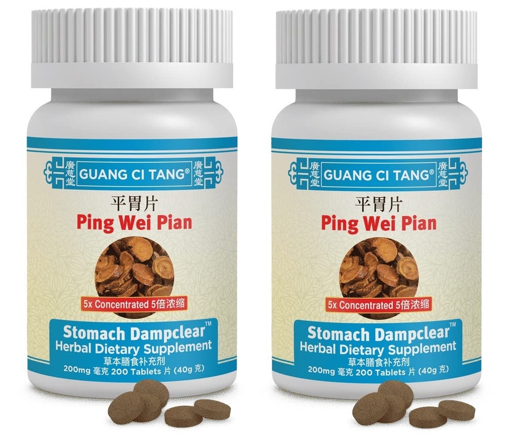 Ping Wei Pian, tabletten 200 200 mg tabletten - verpakking van 2