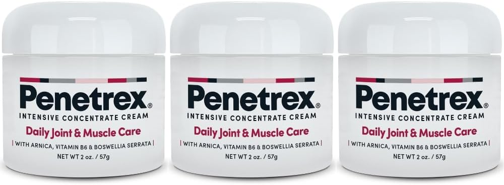 Penetrex gewrichts- en spiertherapie - verzachtende comfort voor rug, nek, handen, voeten - Premium hele lichaam Rub met Arnica, vitamine B6 MSM & Boswellia - 2oz 3-pack
