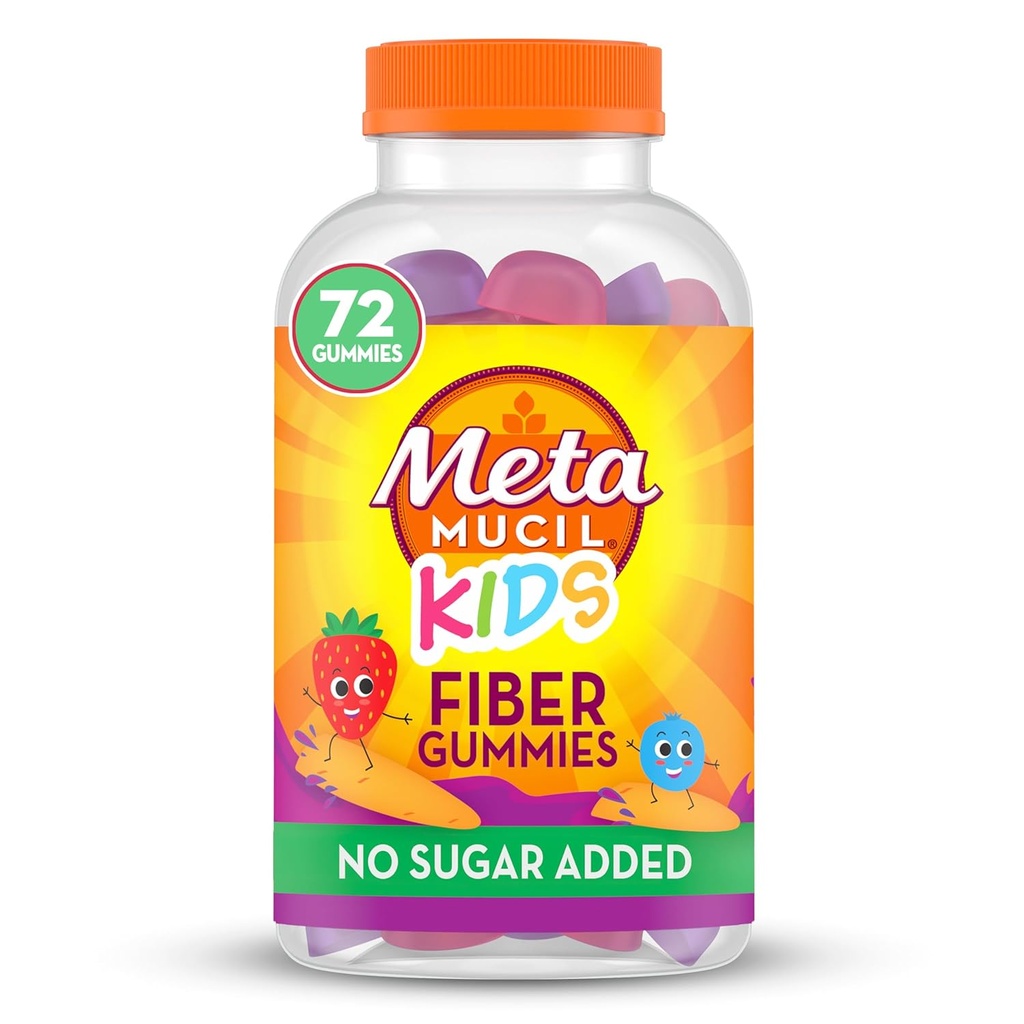 Metamucil, Metamucil Kids Fiber Supplement Gummies, 72 Tellen