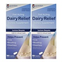 Guardian Dairy Relief Fast Acting Lactase, 360 Caplets, 9000 FCC Maximale sterkte, Lactose Intolerance Pillen, Lactase Enzyme Supplement (360 CT)