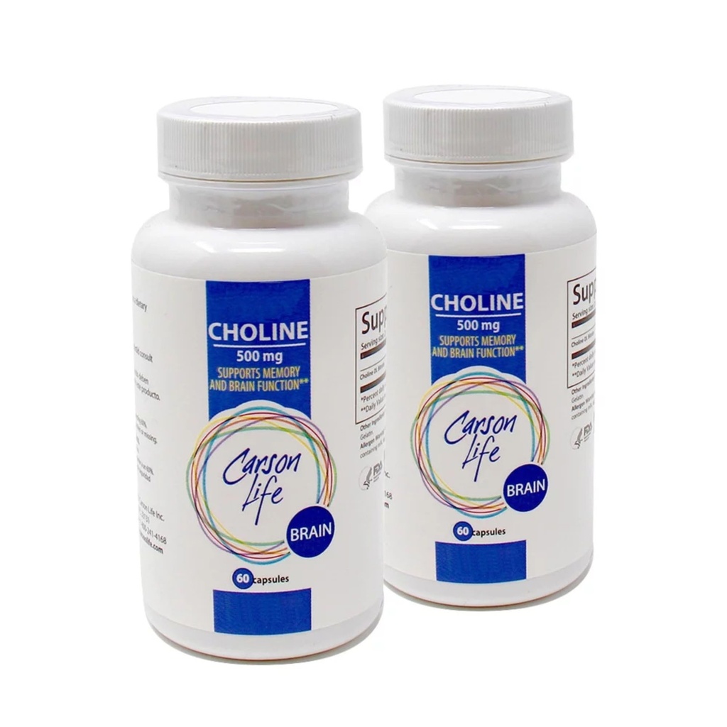 Carson Life Choline - 60 capsules - 2 verpakkingen