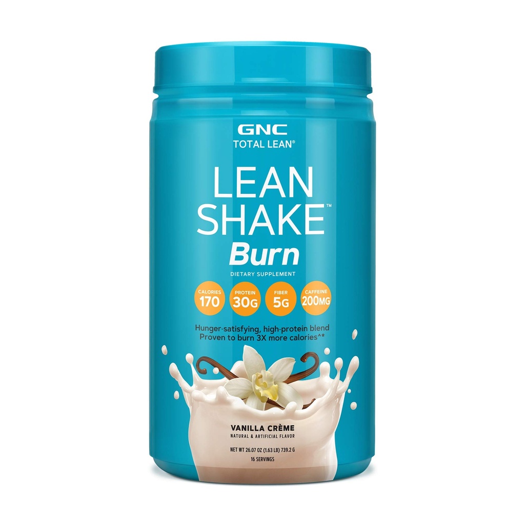 GNC Total Lean Lean Shake Burn - Vanilla Crème (16 porties)