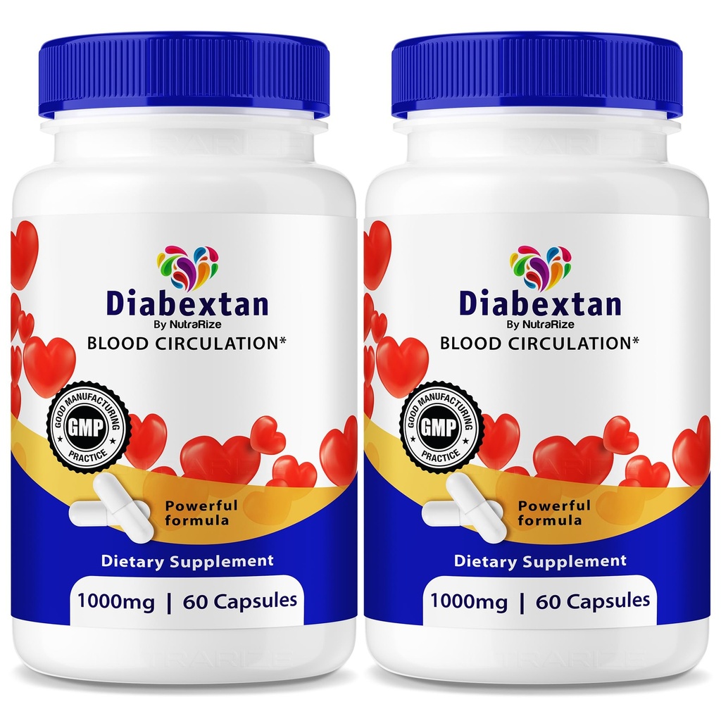 (2 Pack) Diabextan Capsules - Natuurlijke formule voor gezonde niveaus, uitgebreide ondersteuning, vitamine Capsule om de algehele wellness te behouden, Glyco Optimizer Reviews (120 capsules)