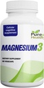 Puur & gezond Magnesium3 300 mg Magnesium Glycinate, Malate, & Citraat voor Spieren, Zenuwen, Stress, & Energie