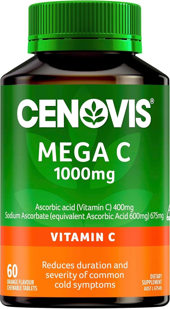 Cenovis 1000mg Oranje Smaak Tabletten