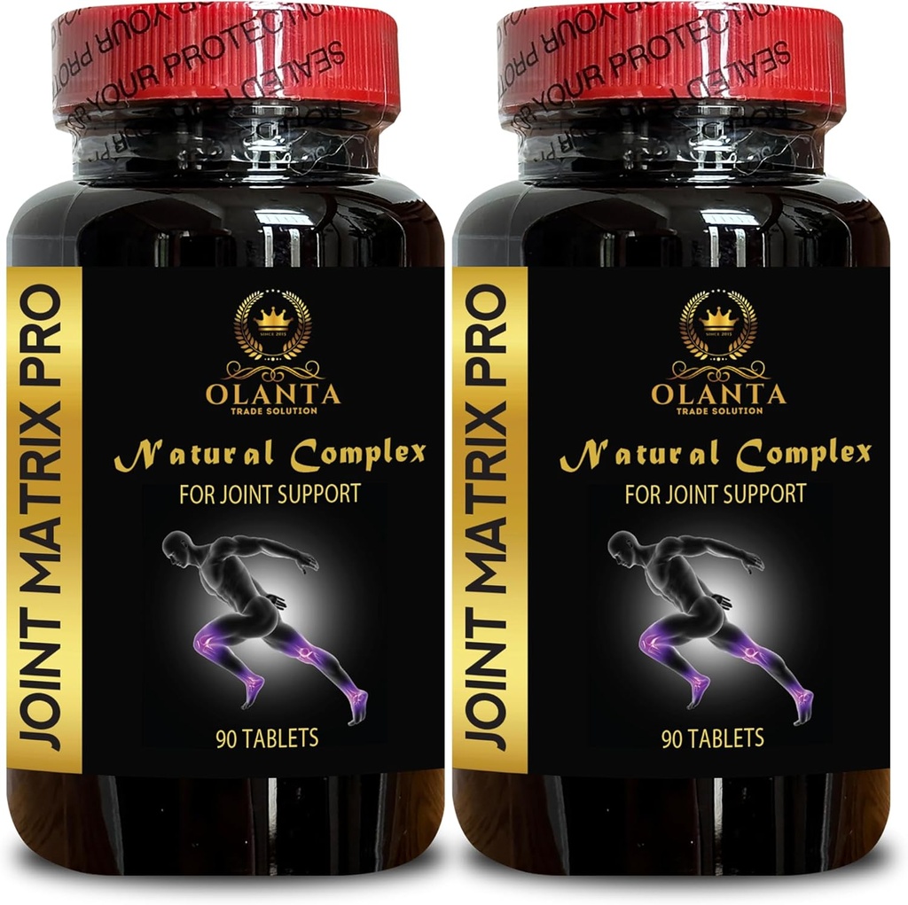 Joint Matrix PRO Complex - knie- en gewrichtssupplementen, volledige gewrichts- en skeletondersteuning Matrix, dagelijkse Wellness Blend - 2 flessen