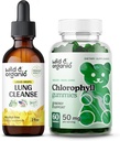 Wild & Organic Long Cleanse Tinctuur 2 fl oz & Chlorofyl Gummies 60 Kauwen