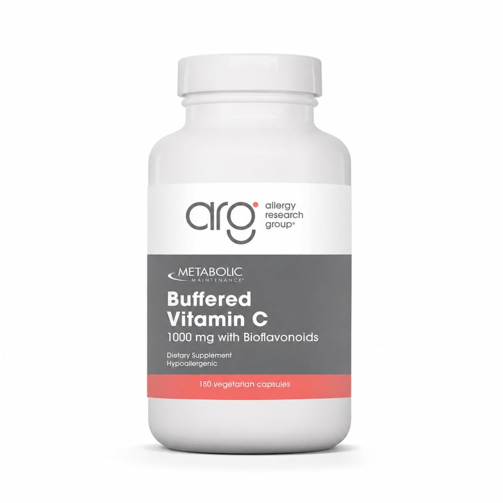 Metabolische Onderhoud Gebufferde Vitamine C Supplement - Weefsel + Immuun Ondersteuning Supplement - Gentler Vitamine C met Bioflavanoïden voor gevoelige maag (90 capsules)