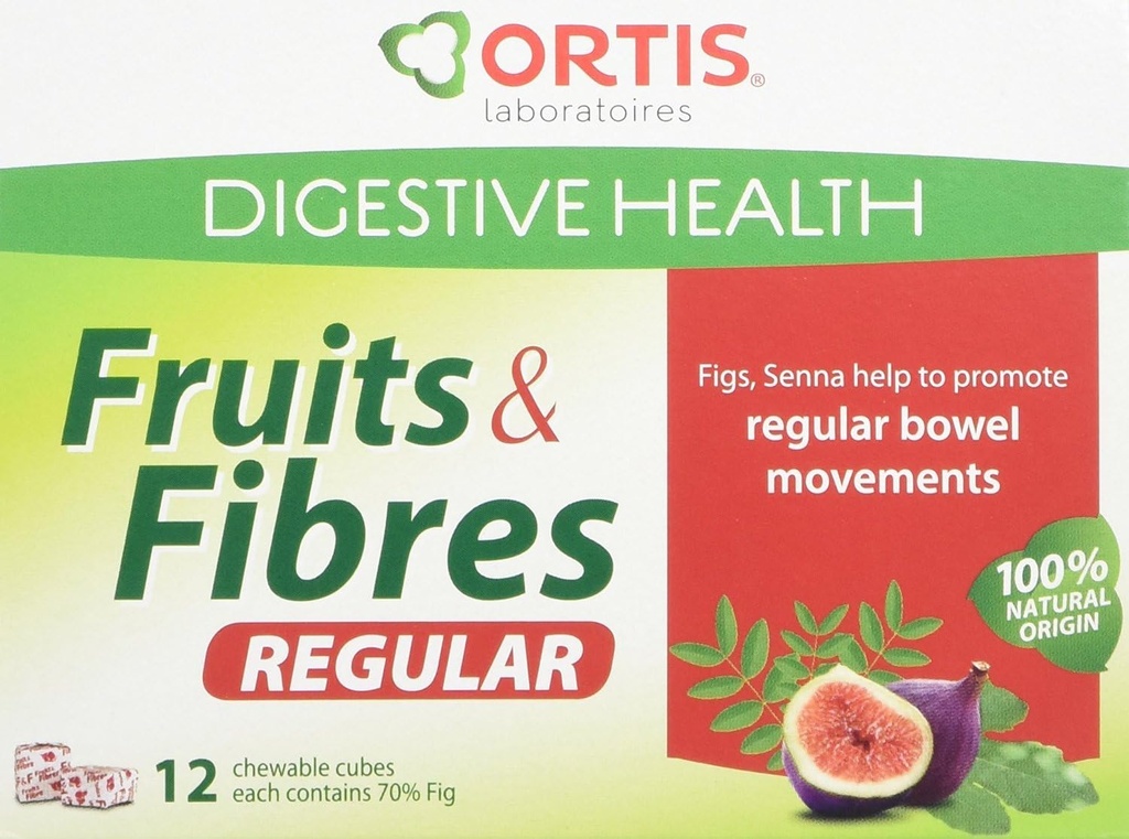 Ortis Fruit & Fibre Cubes 12 fruitblokjes