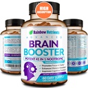 40-in-1 Brain Booster Supplementen voor Geheugen, Focus, Helderheid, Energie, Performance 