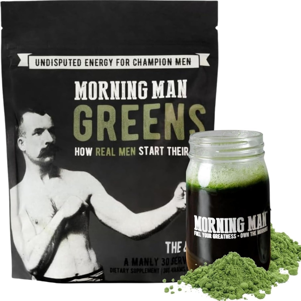 Best Tasting Greens Probiotic Superfood Mix, 95mg Cafeïne, Kick Start Your Morning, 75+ Vitaminen, Groene Thee &amp; Koffie Extracten, Digestieve Enzymen, Glutenvrij, Veganist, Energie, Gut Health, 30 porties