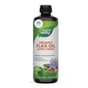 Nature's Way Organic Flax Oil Super Lignan, Cold-Pressed, and Unraffinaderij, 24 Fl Oz