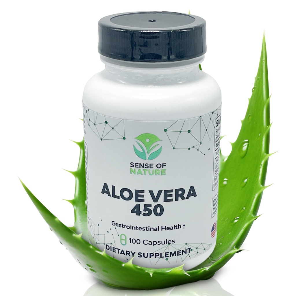 Aloe Vera 450 Capsules Organische Niet-GMO Aloe Vera Pillen Gemaakt met USDA Organische Aloe Vera Supplementen Digestieve & Gezamenlijke Ondersteuning Supplement