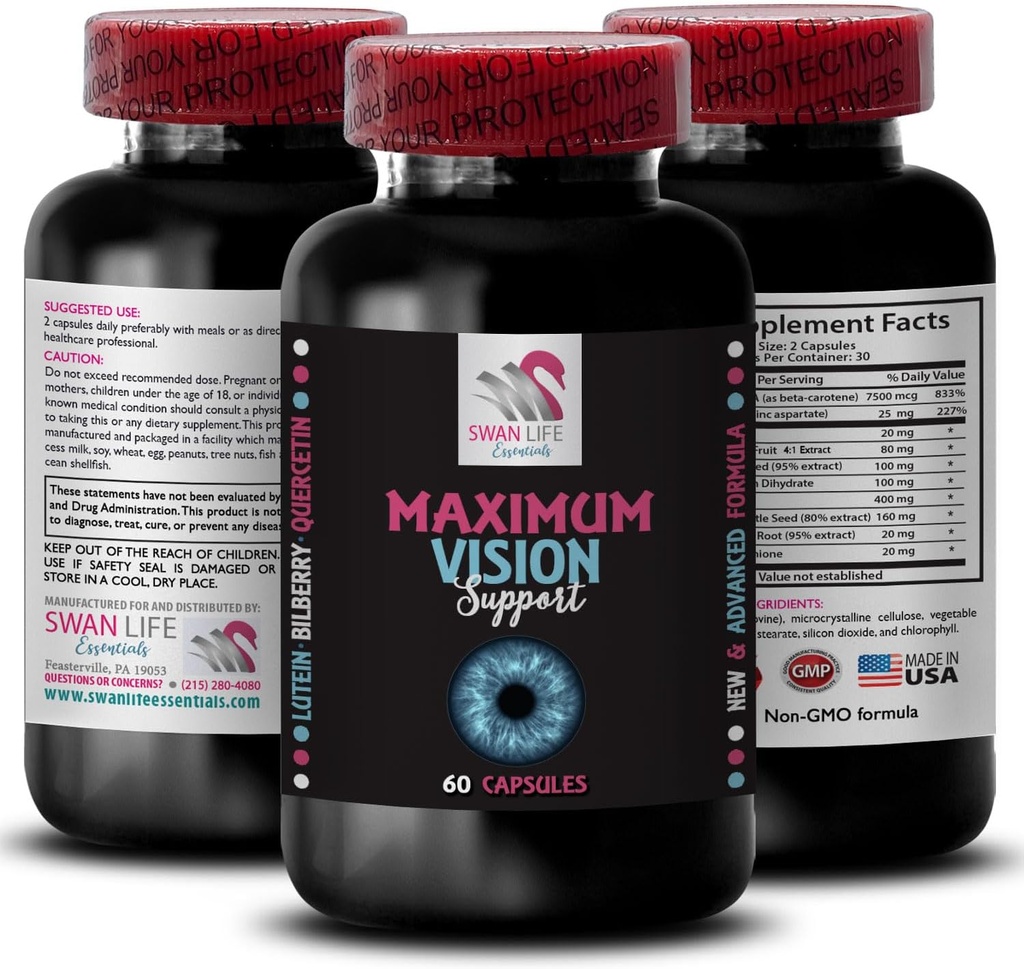 Crisp detail - EYE VISION SUPPLEMENT - Scherpe focus, Oogondersteuning, Helderheid boost, Heldere details, Focusvoordeel, Visueel overzicht, Focus lens, Precisie focus, Beter zicht 1 Fles 60 Capsules