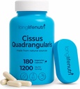 LongLifeNutri Cissus Quadrangularis 1200mg - 180 Vegetarische Capsules, Stem Extract voor Joint Comfort, Botsterkte en actieve mobiliteit, Hoge Potency Formula, 3-maands aanbod, GMP gecertificeerd, Made in USA